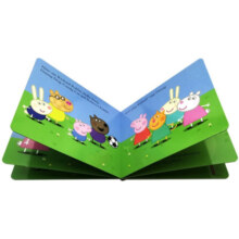 粉红猪小妹小猪佩奇 Peppa pig Big Box Of Books 8册 纸板书 英文原版绘本 Peppa Goes Swimming 幼儿启蒙认知 图画故事书