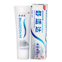 舒适达 牙膏 美白配方 100g 1支*3件