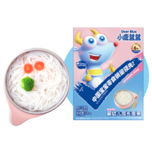 小鹿蓝蓝_婴幼儿面条 麦香原味 宝宝辅食10cm儿童营养线面易咀嚼 200g