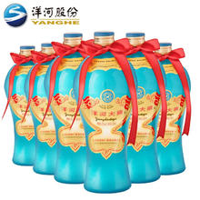 洋河 大曲 老天蓝 42度 绵柔浓香型白酒 500ml*6瓶