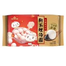 PLUS会员：狗不理 木糖醇黑芝麻汤圆 450g 15粒*9件