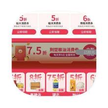 促销活动：京东商城 政府消费券 领5折城市消费券