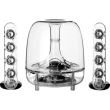 哈曼卡顿 SoundSticks III 水晶3代音响 电脑/电视音箱七夕情人节礼物送女友送男友 室内桌面音响 多媒体低音炮