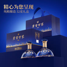 泸州老窖 老窖世家 共赏 52度浓香型白酒礼盒500mL*2瓶