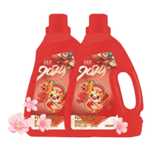 新春洗衣液强效去渍亮白增艳去污 1.8kg/瓶x2瓶