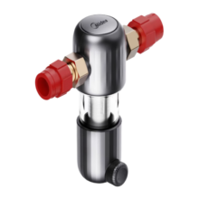 美的（Midea）前置过滤器净水器家用8T/H一键高压漩涡冲洗40μm大通量前置过滤器用水守护终身免换滤芯 QZBW20S-27S