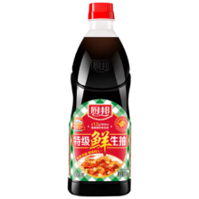 PLUS会员：厨邦 鲜酱油系列 特级酱油 1.06kg/瓶*2件(含赠品)