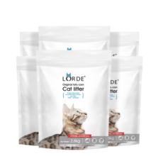 lorde里兜 纯豆腐猫砂除尘款 除臭猫沙玉米豆腐渣幼猫可冲厕所 2.6kgx4袋【超值囤货共10.4kg】