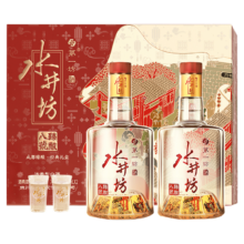 88VIP:水井坊520ml*2礼盒52度白酒纯粮
