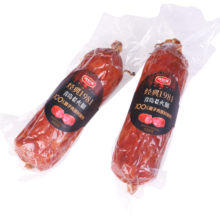 波尼亚 青岛老火腿 腱子肉含量≥98% 青岛特产熏烤风味火腿肉肠香肠熟食 【单支装】老火腿不含鸡鸭肉 老火腿385g【腱子肉含量≥98%】