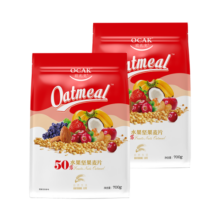 欧扎克 麦片营养早餐 即食燕麦片零食代餐水果坚果麦片700g*2