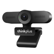 京东百亿补贴、PLUS会员和你：联想 thinkplus电脑直播摄像头 2K高清 带麦克风 电脑会议 自动对焦免驱动 视频会议直播带货摄像头
