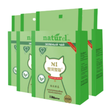 京东百亿补贴、需首购：N1 爱宠爱猫 甄茶系列豆腐猫砂 4包共18.4斤