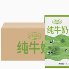 牧伦希 纯牛奶 1L*12盒