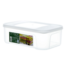 禧天龙冰箱保鲜盒食品级冰箱收纳盒塑料密封盒蔬菜水果冷冻盒 1.8L 2个