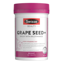 Swisse斯维诗 葡萄籽烟酰胺片 热巴同款原花青素维C维E亮肤 180片/瓶