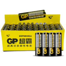 GP超霸 高性能碳性电池 1.5V无汞 5号20节+7号20节（组合装）