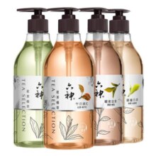 六神沐浴露茗茶植萃舒缓保湿持久留香清雅茶香475ml