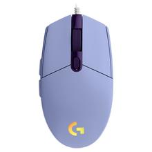 罗技 logitech G102 二代 有线鼠标 8000DPI RGB 紫色