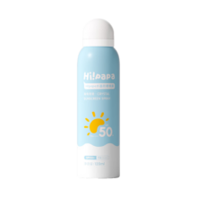 海龟爸爸（Hi!papa）儿童防晒喷雾男女学生军训必备SPF50青少年防晒防水 防晒喷雾 120ml