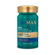 麦德氏IN-MAX【IFOS认证】犬鱼油软胶囊80粒鱼油狗狗液体鱼油美毛亮毛护肤增色宠物卵磷脂