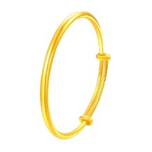 梦金园 足金999宝宝镯 5.04g