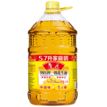 鲁花 5S物理压榨一级花生油5.7L 食用油 粮油