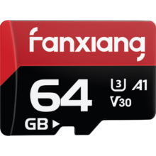 PLUS会员:梵想 K1 高速专业版 micro-SD存储卡 64GB（UHS-I、V30、U3、A2）