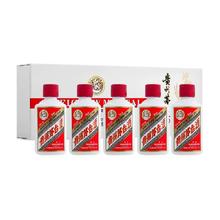 去商家购买 茅台 MOUTAI 贵州茅台酒飞天茅台白色条盒50ml*5礼盒装