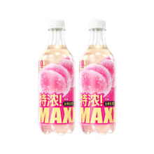 PLUS会员、需凑单：MAXX 微碳酸饮料 白桃果汁/柠檬柚子两个口味可选 500ml*15瓶