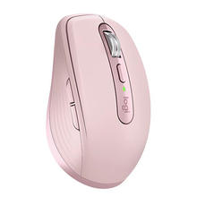 罗技 logitech MX Anywhere 3S 2.4G蓝牙 双模无线鼠标 茱萸粉