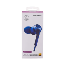 铁三角(audio-technica) ATH-CKS550XIS 重低音 手机通话 入耳式耳机[带麦克风] 黑色