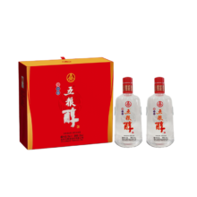 Plus会员:五粮液股份 五粮醇 红淡雅 浓香型 50度 500ml*2瓶 礼盒装 *2件+凑单