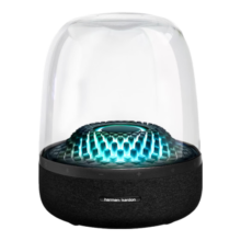 哈曼卡顿（Harman/Kardon）琉璃4代 蓝牙音箱 音乐琉璃四代 家用台式桌面电脑音响立体声低音炮 Aura Studio4代 黑色