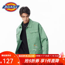 Dickies 休闲舒适夹克 男女百搭宽松上衣10940 常春藤绿 S