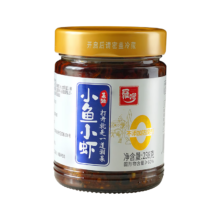 羅嗲0添加防腐剂茶油小鱼小虾238g*1瓶