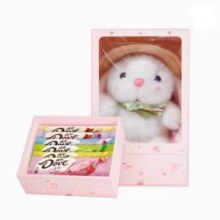 情人节礼物，Dove 德芙 巧克力情人节限定萌兔礼盒