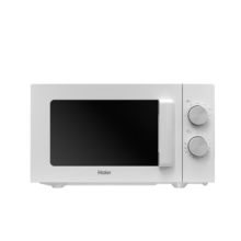 海尔（Haier）快捷微波炉 政府补贴 家用小型 360°转盘加热 旋钮操控 易洁内胆 M20J1W 白色