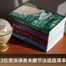 凡尔纳经典科幻小说系列（四本套）（科幻小说之父代表作，《海底两万里》《神秘岛》《地心游记》《八十天环游地球》未删节译本）果麦出品