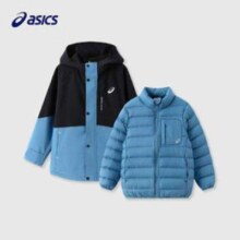 20点开始：ASICS 亚瑟士 三合一三防中长款羽绒内胆冲锋衣