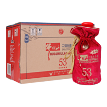牛栏山二锅头 五星红瓷 清香型 白酒 53度 500ml*6瓶 整箱装 年货送礼