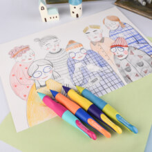 【开学必备】思笔乐（STABILO）自动铅笔 1.4mm小学生文具 快速掌握书写力道 笔尖自动回缩 儿童正姿 蓝绿色