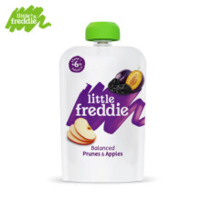 小皮（Little Freddie）缤纷营养水果苹果泥组合装婴幼儿果蔬泥欧洲原装进口富含维C 缤纷果泥组合A 组合装 100g 10袋