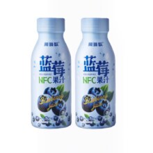 果臻叹蓝莓复合果蔬汁NFC饮料0脂肪0添加 280ml*2瓶
