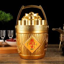 招财进宝一桶金浓香型白酒整箱52度酒水高档批发清仓粮食酒500ml