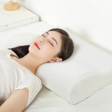 眠猫 1001 记忆棉枕头 50*30*10/7cm 白色