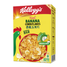 京东百亿补贴.plus会员:家乐氏（Kellogg）香蕉玉米片300g/盒