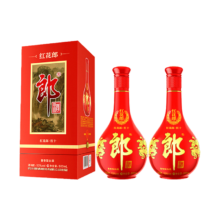 聚划算百亿补贴：郎酒 红花郎10年第五代四代随机发货 53度酱香型白酒500ml*2瓶