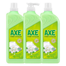 限移动端：斧头 牌（AXE）花茶护肤洗洁精1.18kg*3瓶家庭装茉莉茶香不伤手新老包装随机发货
