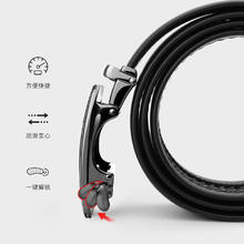京东京造 头层牛皮真皮皮带自动扣腰带男双色磨砂